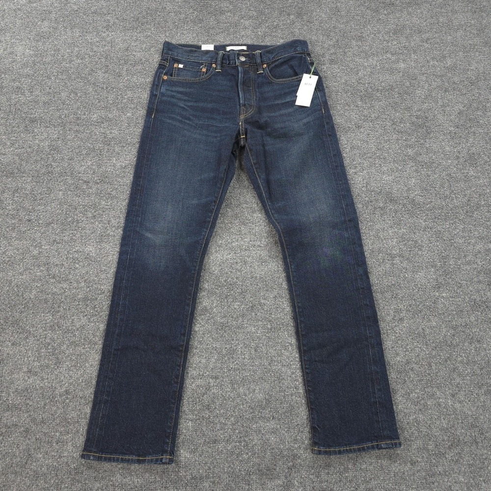 American Eagle Jeans Mens 29x31 Blue Denim Classic Selvedge AE77 Organic NEW - Picture 2 of 16